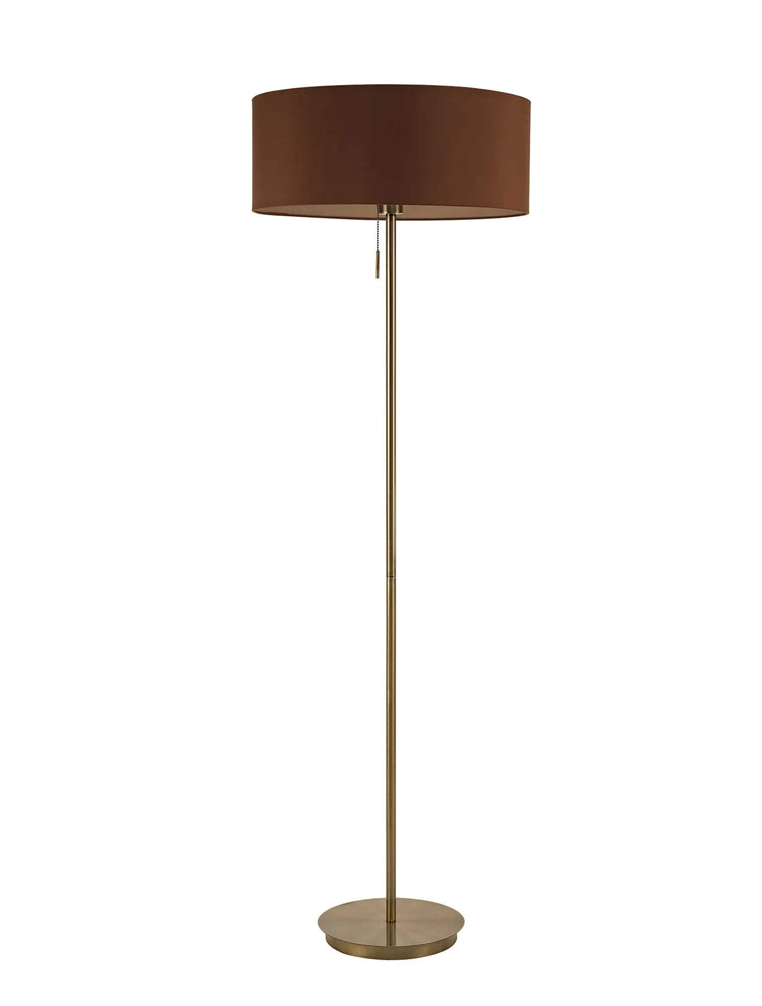 Baymont 50cm Pendant 1 Light Polished Chrome, Raw Cocoa/Grecian Bronze, Frosted Diffuser DK0146  Deco Baymont CH RC